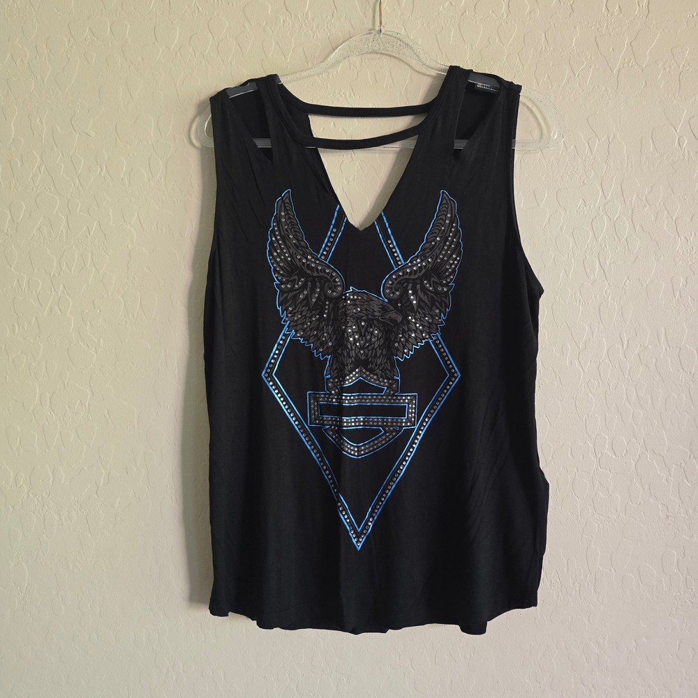 Harley Davidson Motorcycle Women's Tank Top Size Large